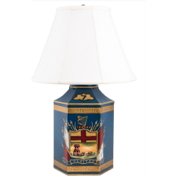 Regal Crest Chinoiserie Tole Lamp