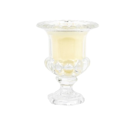Crystal Hurricane with Triple Scented Gardenia Poured Candle