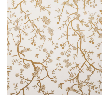 Ivory and Gold Chinoiserie gift wrap