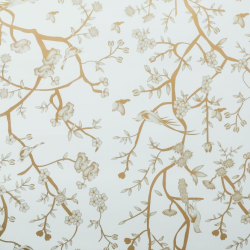 Pale Green with Gold Chinoiserie gift wrap