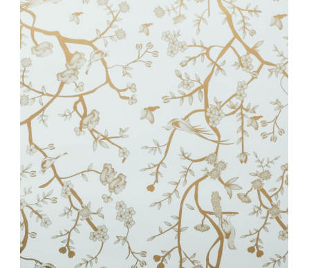 Pale Green with Gold Chinoiserie gift wrap