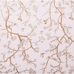 Pink and Gold Chinoiserie gift wrap