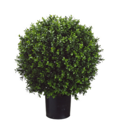 Fabulous 23.5" faux boxwood ball topiary