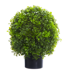 Incredible extra large 36" faux boxwood ball in pot