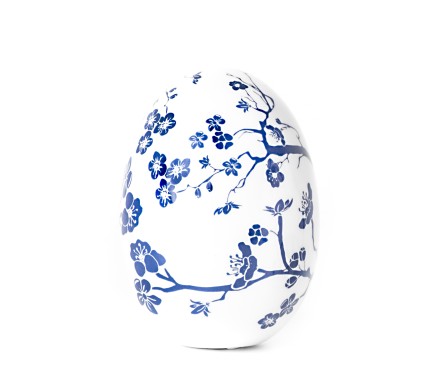 White Cherry Blossom Egg