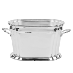 Elegant silver beverage tub