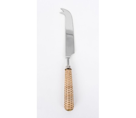 Elegant basketweave cheese knife