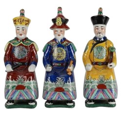 Elegant trio of colored emperors