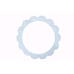 Isabella pale blue mirror