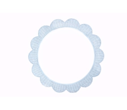 Isabella pale blue mirror