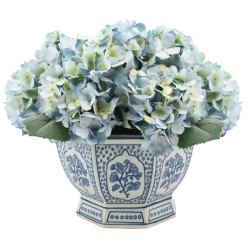 Mid sized soft Blue Hydrangea Arrangement