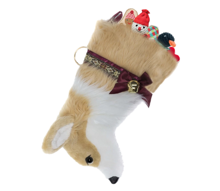 Corgi dog stocking